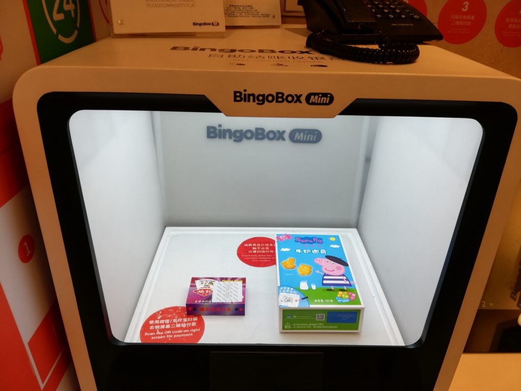 Étape 4 : placer ses produits dans le caisson de lecture Bingobox